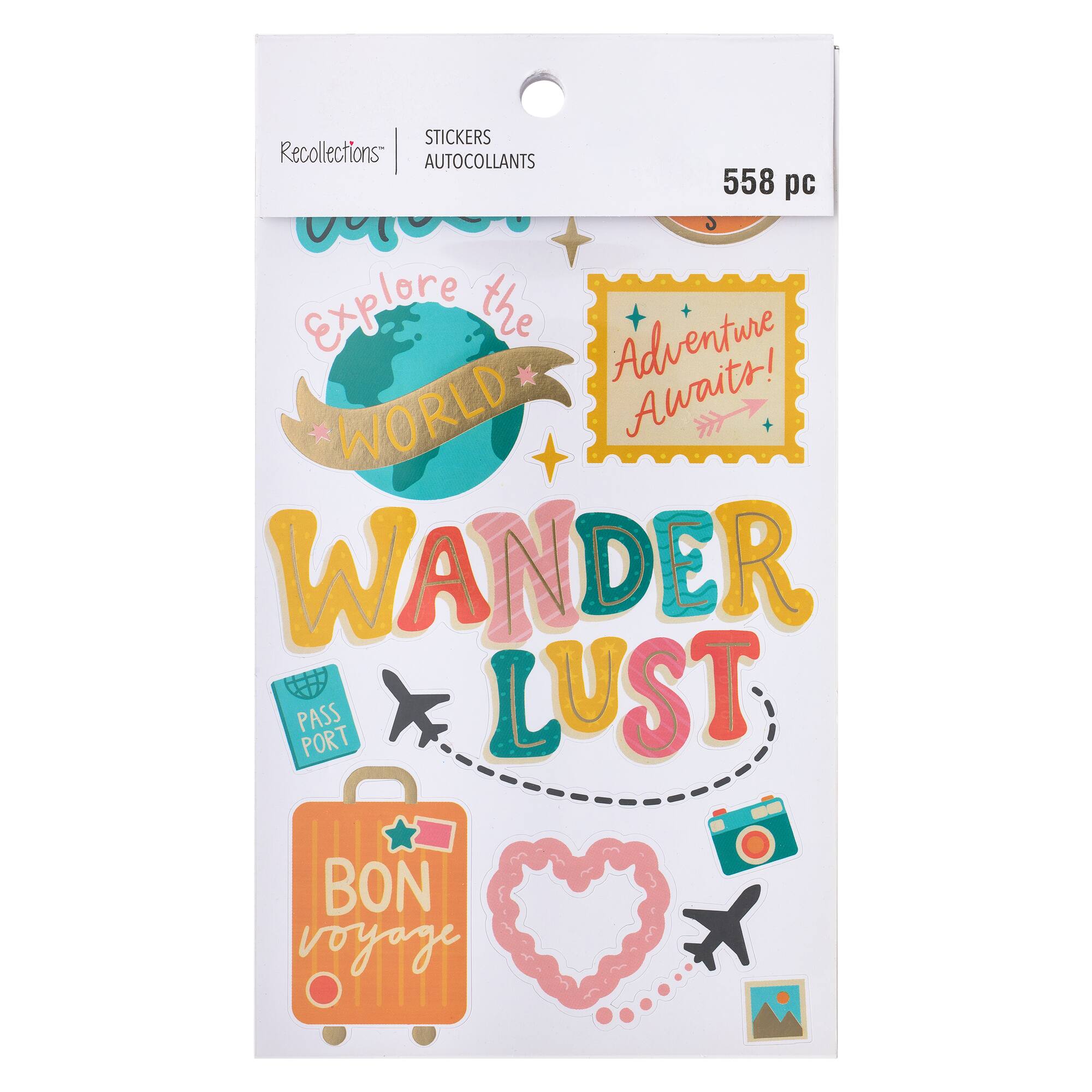 Wanderlust Stickers by Recollections™